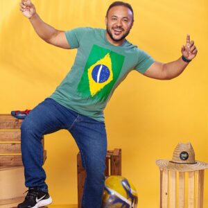 T-Shirt Bandeira do Brasil