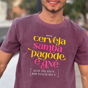 T-Shirt Cerveja / Pagode / Samba