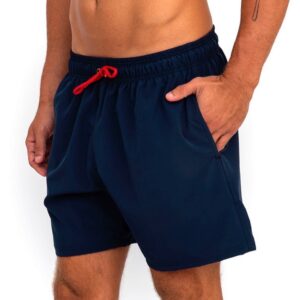 Short Liso Azul Marinho