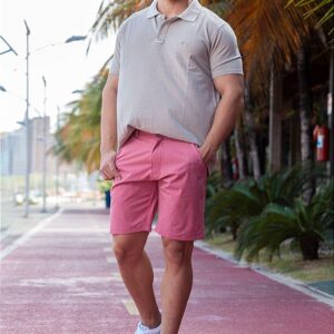 Camisa Polo Básica Caqui