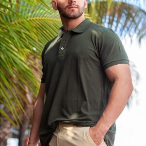 Camisa Polo Básica Verde