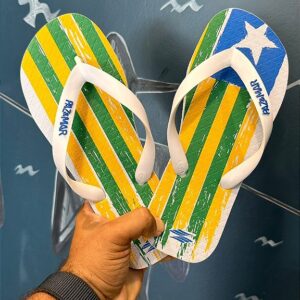 Chinelo Bandeira Piauí Branco